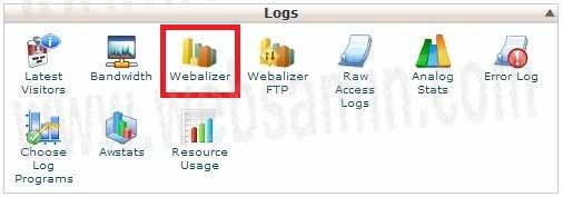 دست‌رس به Webalizer
